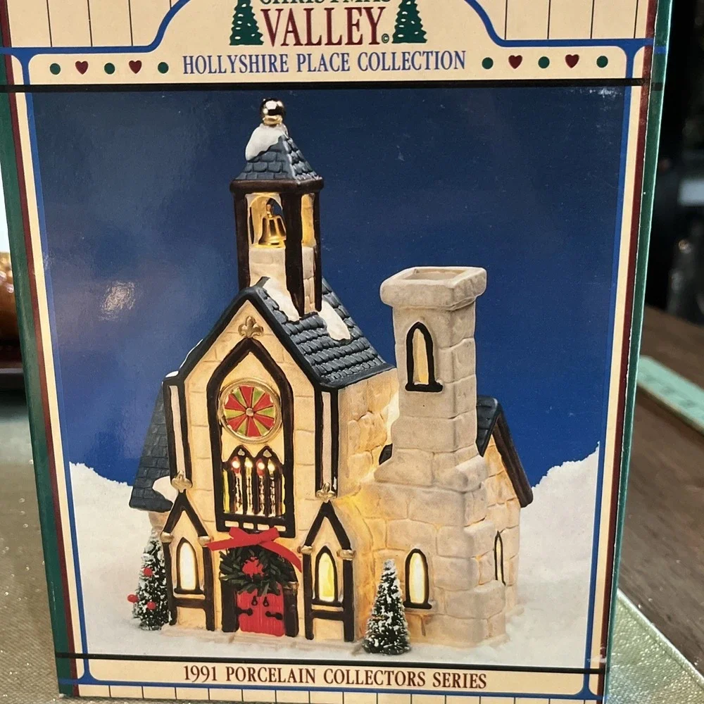 Christmas Valley vintage lighted